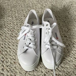 Superga 2790 White Platforms
